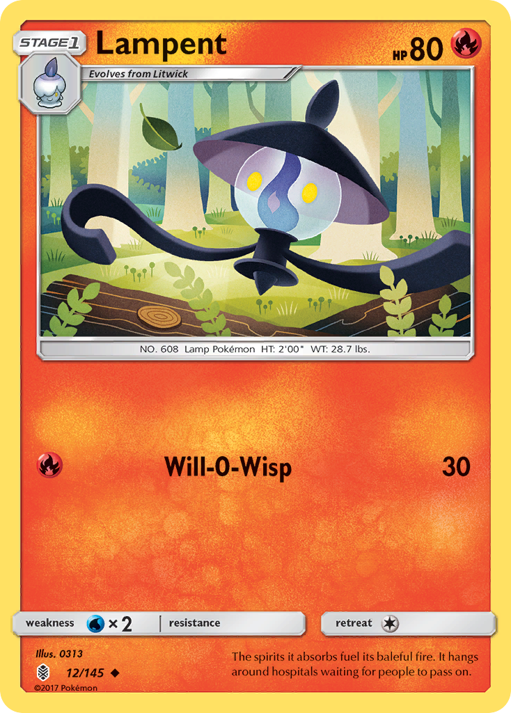 Lampent 12 Uncommon card from Guardians Rising