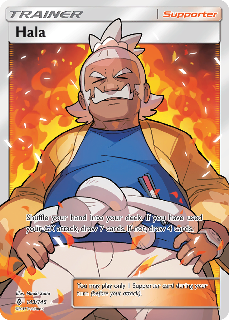 Hala 143/145 Rare Ultra card from Guardians Rising