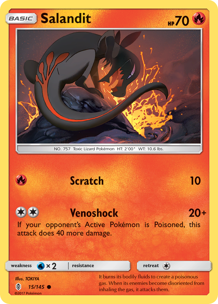 Salandit 15 Common card from Guardians Rising