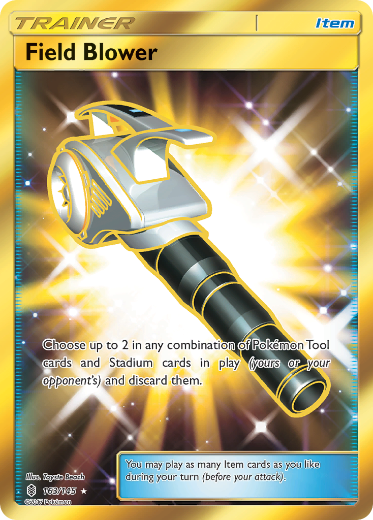Field Blower 163 Rare Secret card from Guardians Rising