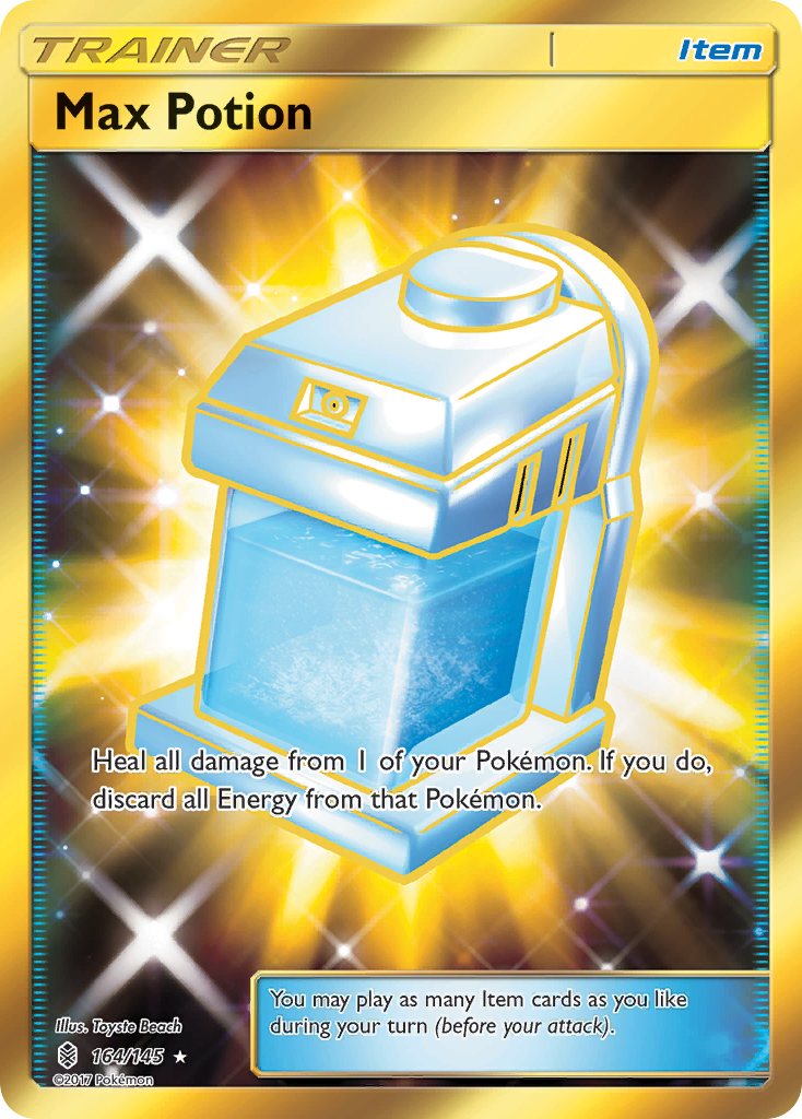 Max Potion 164 Rare Secret card from Guardians Rising
