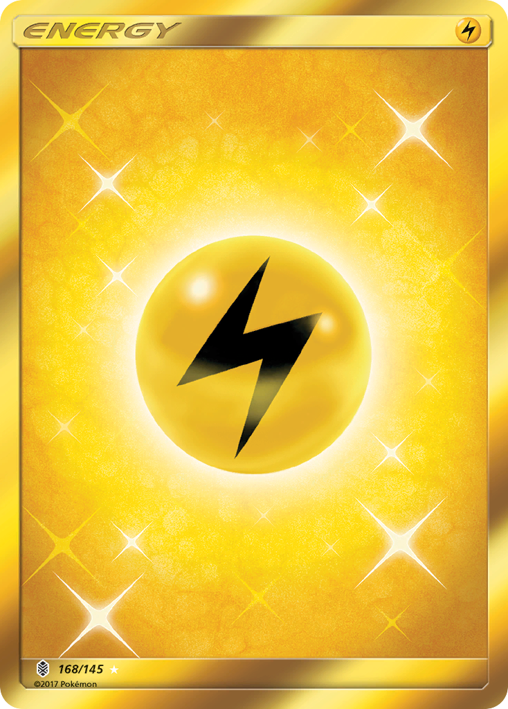 Lightning Energy 168/145 Rare Secret card from Guardians Rising