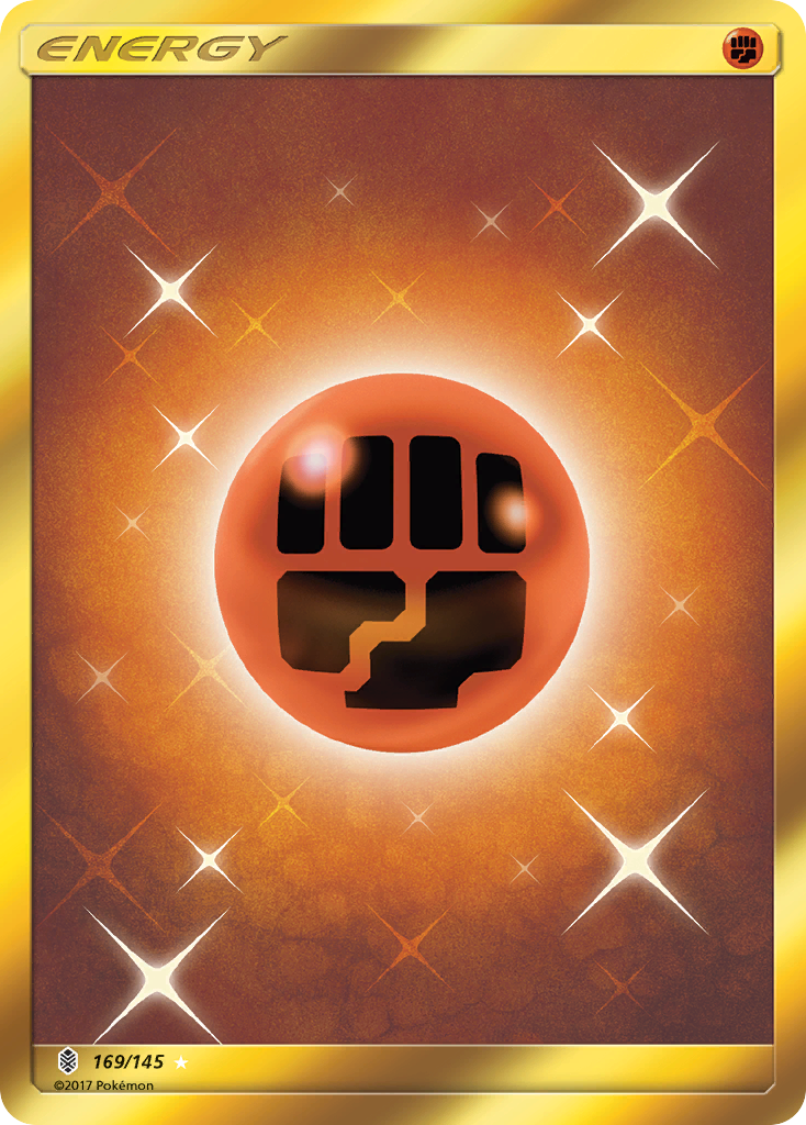 Fighting Energy 169 Rare Secret card from Guardians Rising