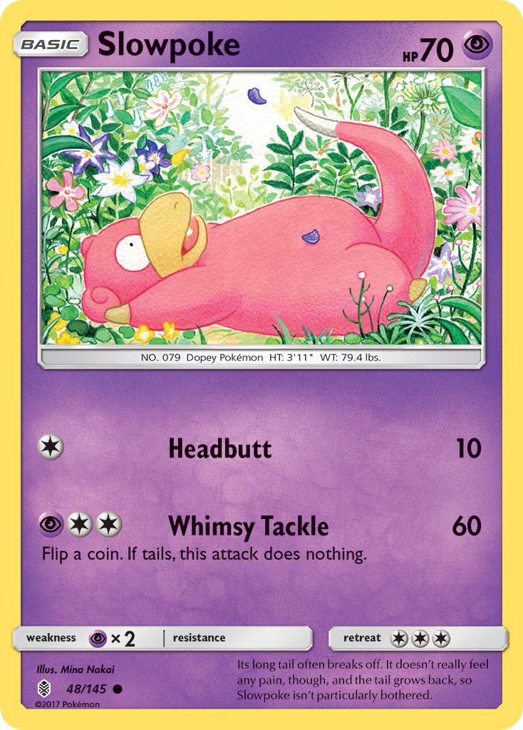 Slowpoke 48 Common card from Guardians Rising