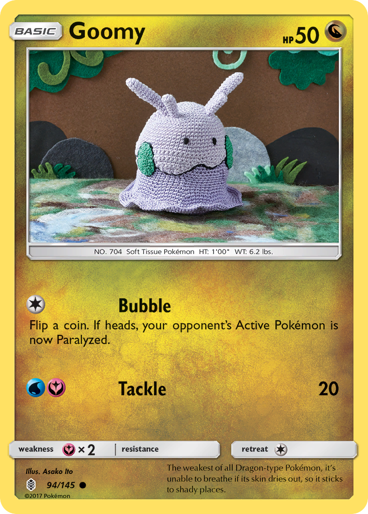 Goomy 94 Common card from Guardians Rising