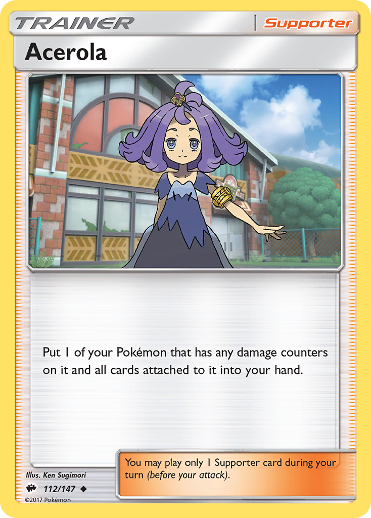 Acerola 112 Uncommon card from Burning Shadows