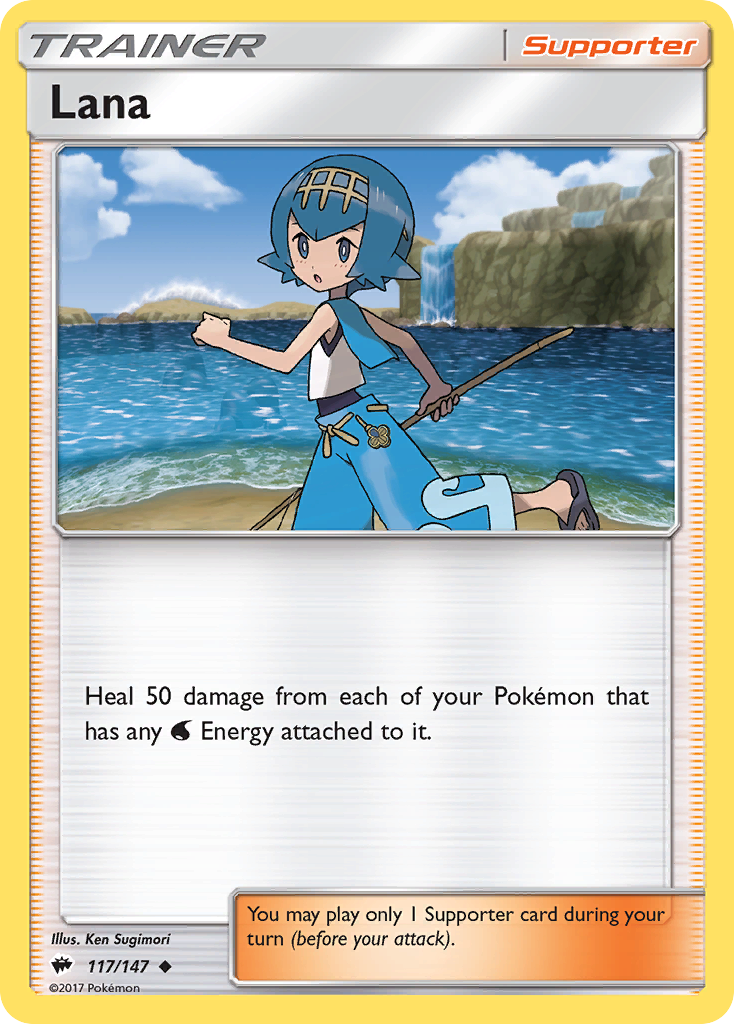 Lana 117/147 Uncommon card from Burning Shadows