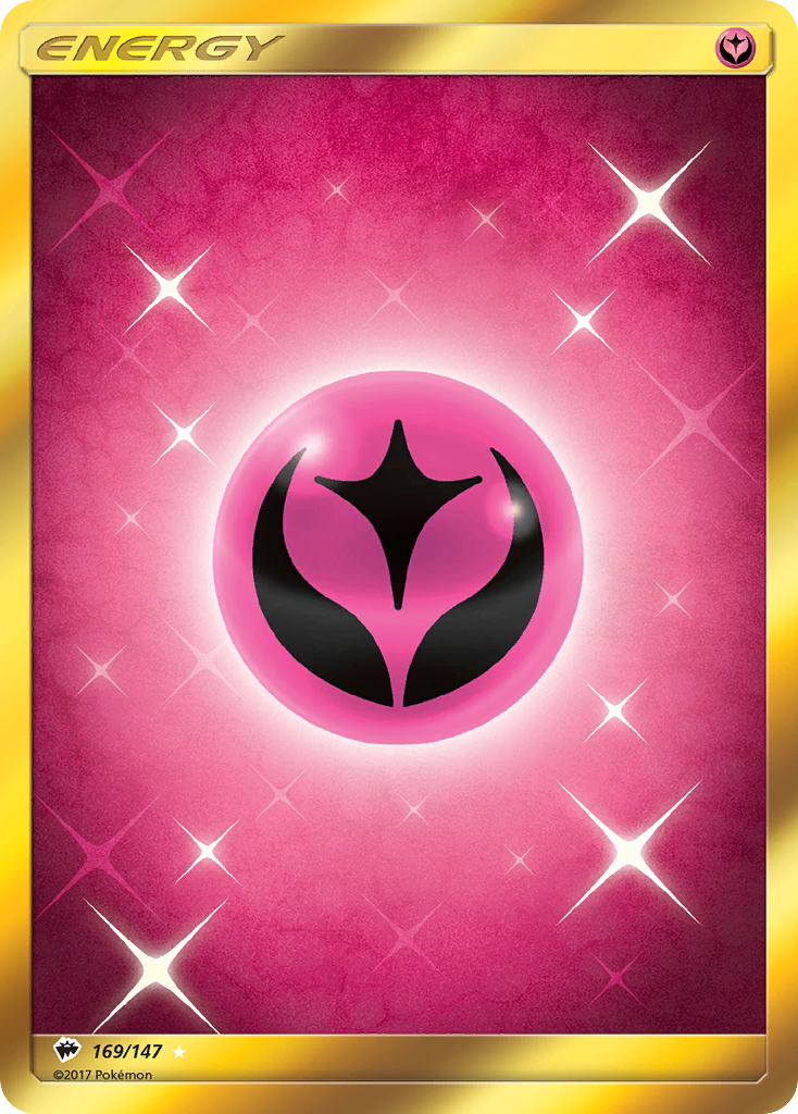 Fairy Energy 169 Rare Secret card from Burning Shadows