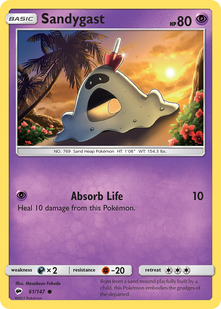 Sandygast 61 Common card from Burning Shadows