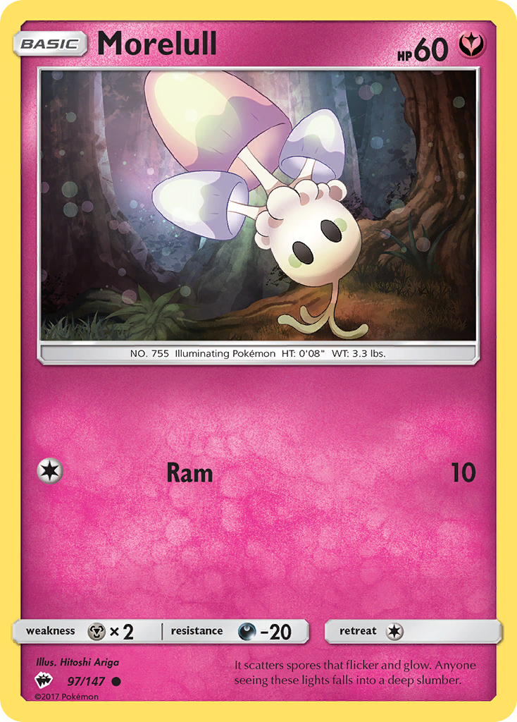 Morelull 97/147 Common card from Burning Shadows