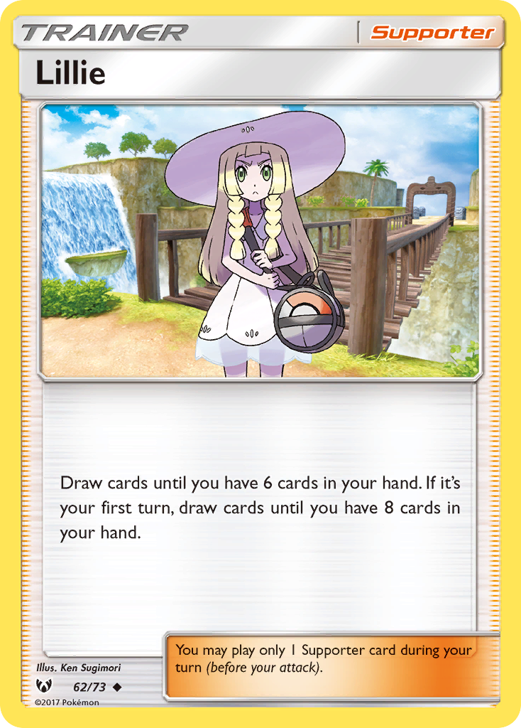 Lillie 62 Uncommon card from Shining Legends