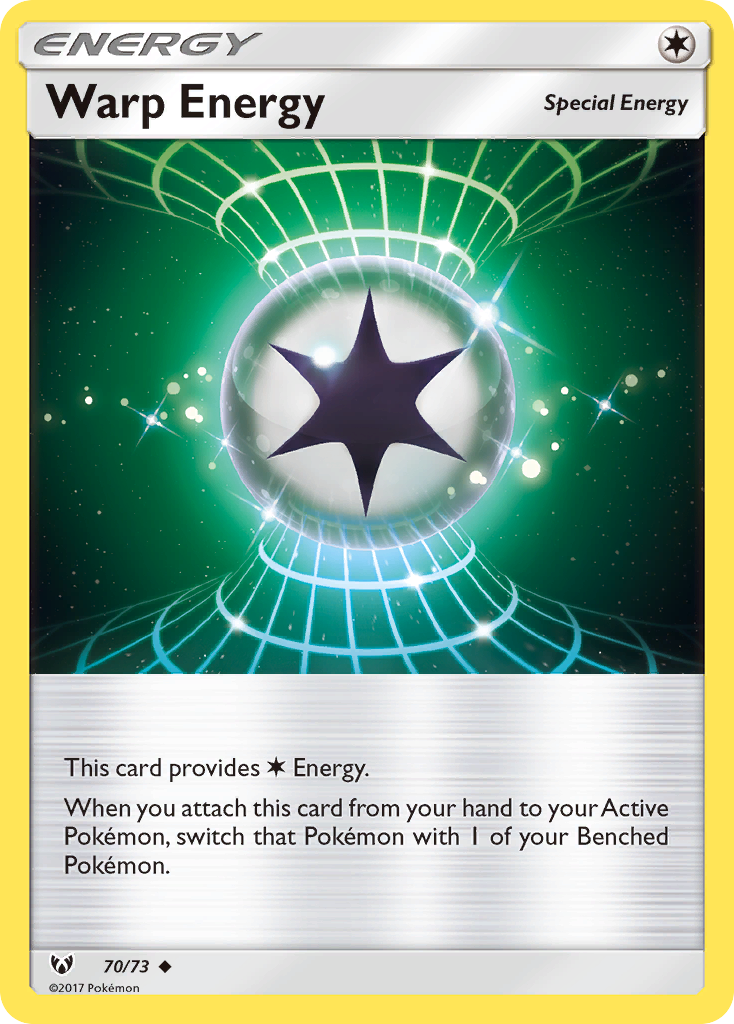 Warp Energy 70 Uncommon card from Shining Legends