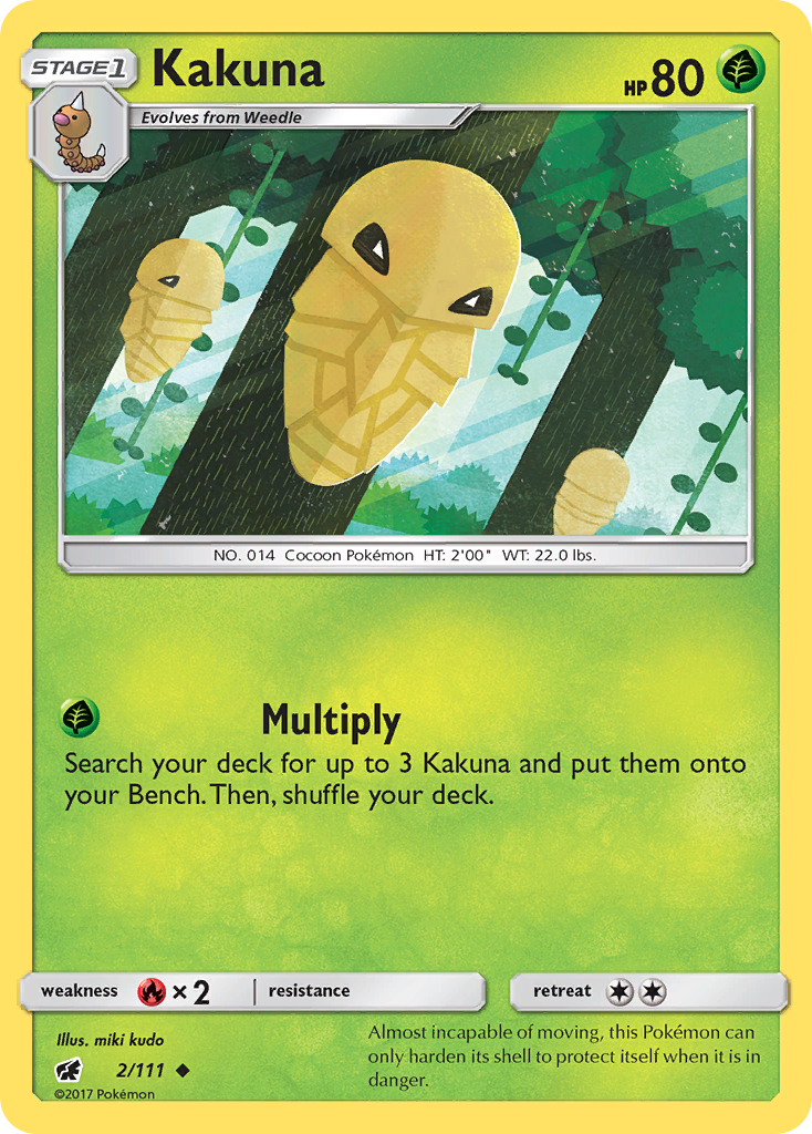 Kakuna 2/111 Uncommon card from Crimson Invasion