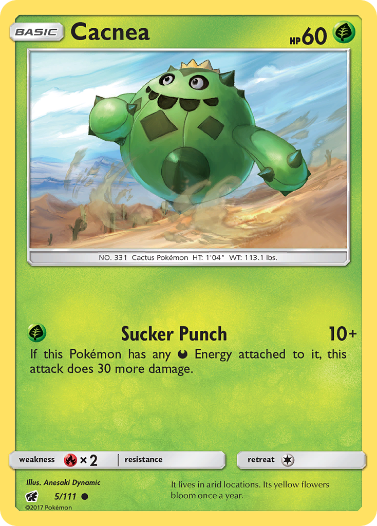 Cacnea 5/111 Common card from Crimson Invasion