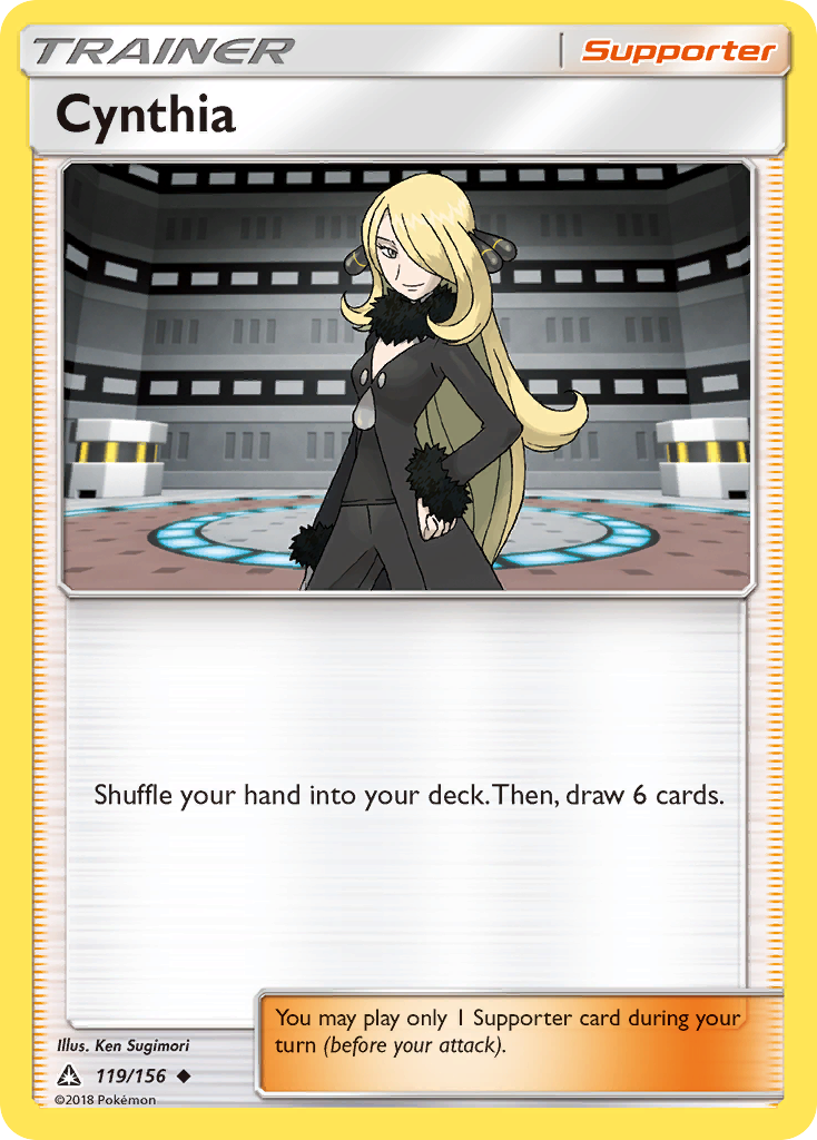 Cynthia 119 Uncommon card from Ultra Prism