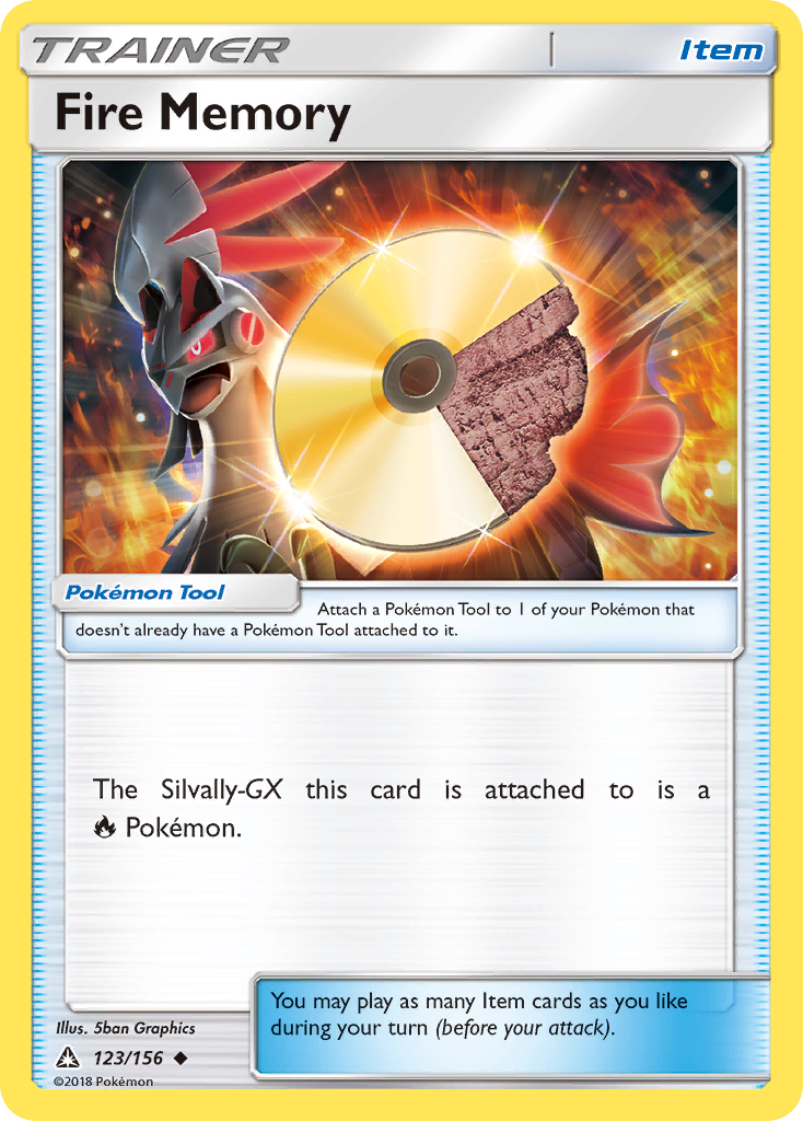 Fire Memory 123/156 Uncommon card from Ultra Prism