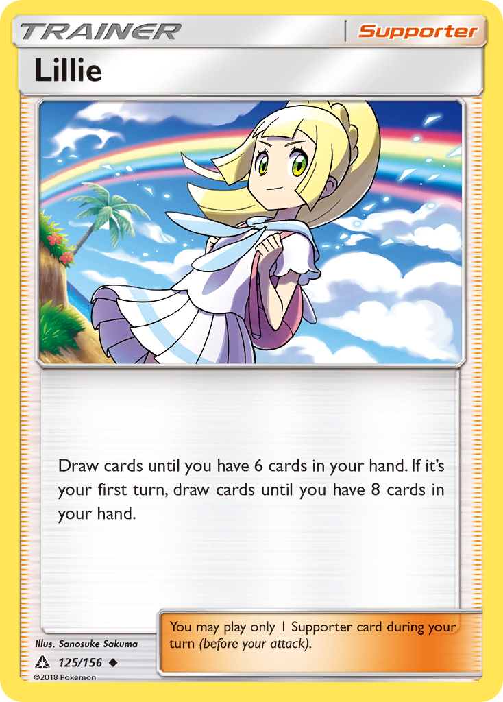 Lillie 125 Uncommon card from Ultra Prism