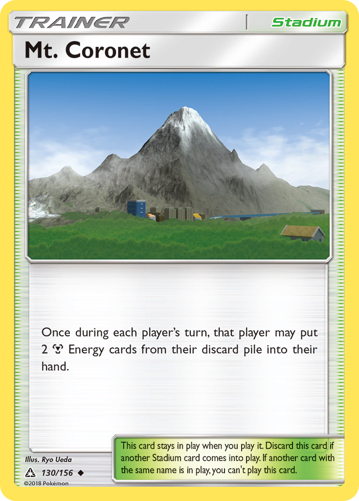 Mt. Coronet 130 Uncommon card from Ultra Prism