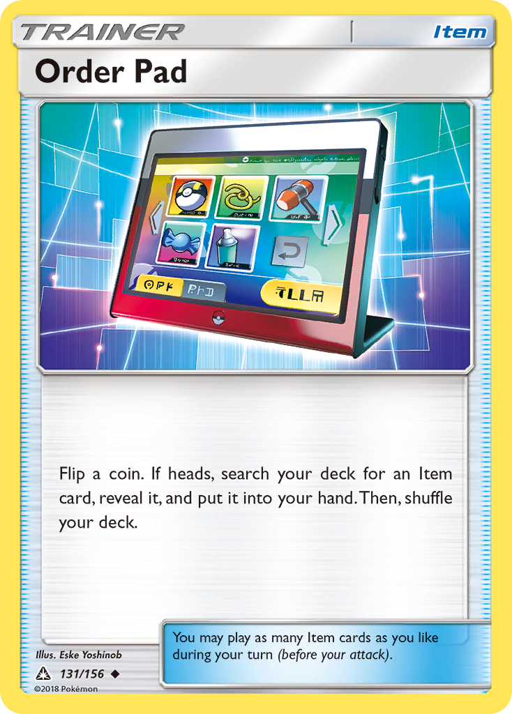 Order Pad 131 Uncommon card from Ultra Prism