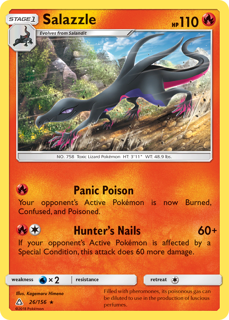 Salazzle 26 Rare card from Ultra Prism