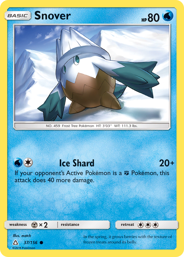 Snover 37 Common card from Ultra Prism