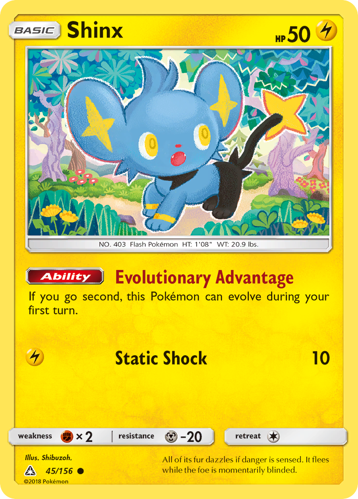 Shinx 45/156 Common card from Ultra Prism