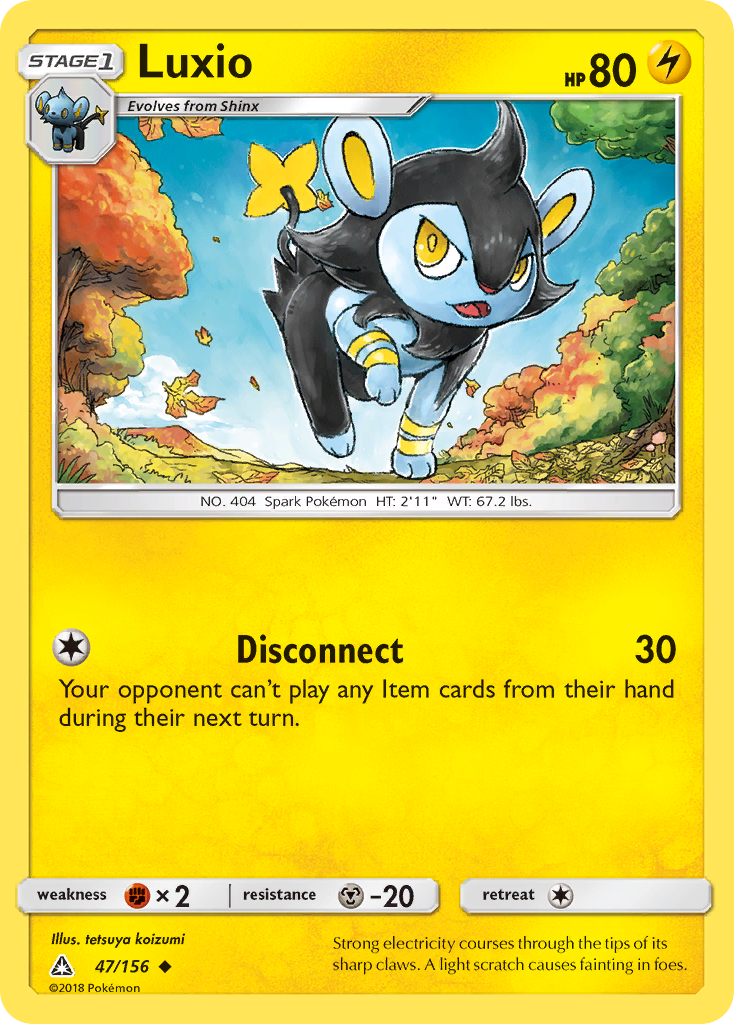 Luxio 47 Uncommon card from Ultra Prism
