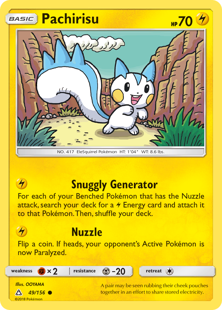 Pachirisu 49 Common card from Ultra Prism