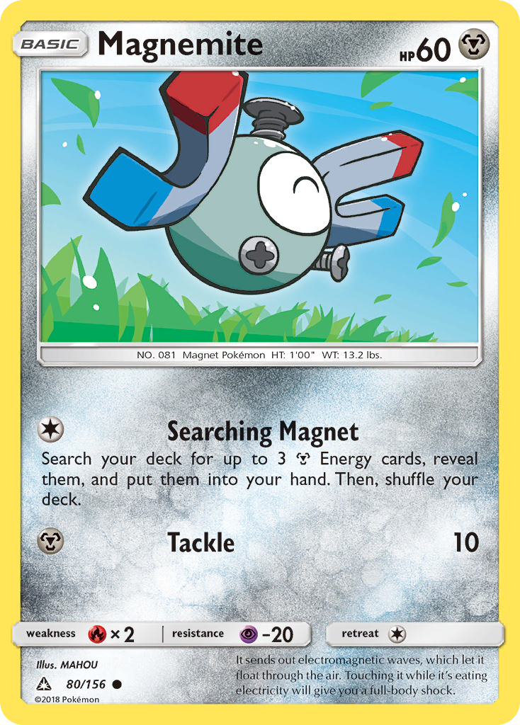Magnemite 80 Common card from Ultra Prism