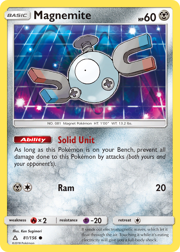 Magnemite 81 Common card from Ultra Prism