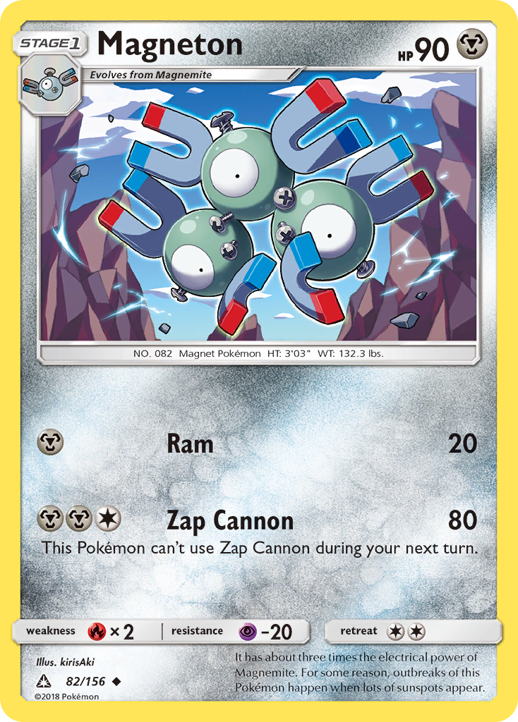 Magneton 82 Uncommon card from Ultra Prism