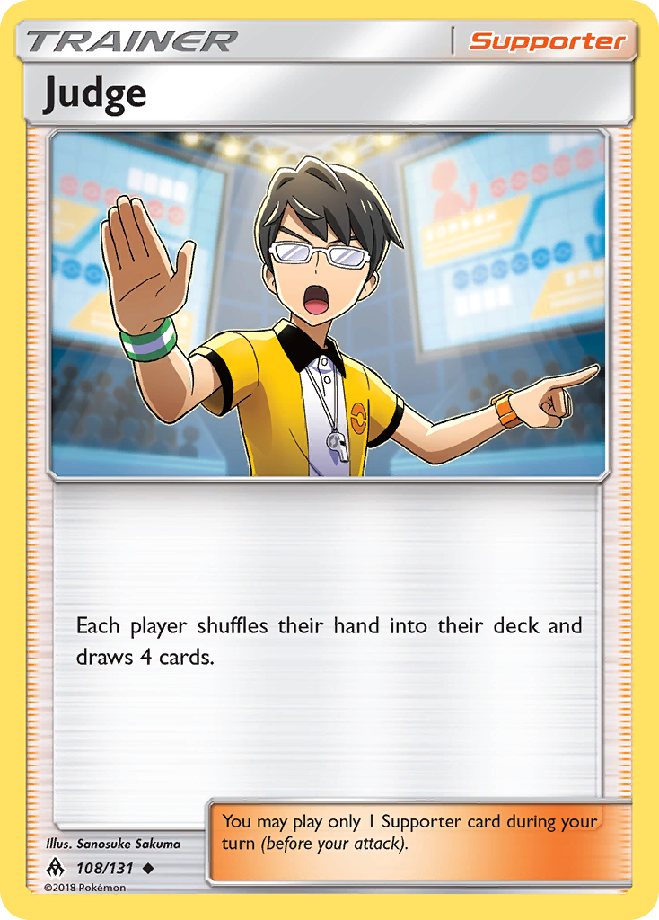 Judge 108 Uncommon card from Forbidden Light