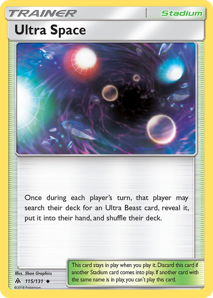 Ultra Space 115 Uncommon card from Forbidden Light