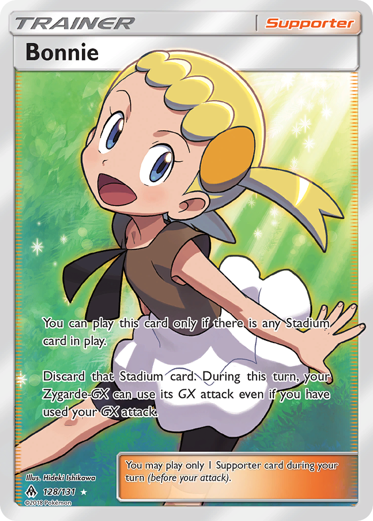 Bonnie 128 Rare Ultra card from Forbidden Light