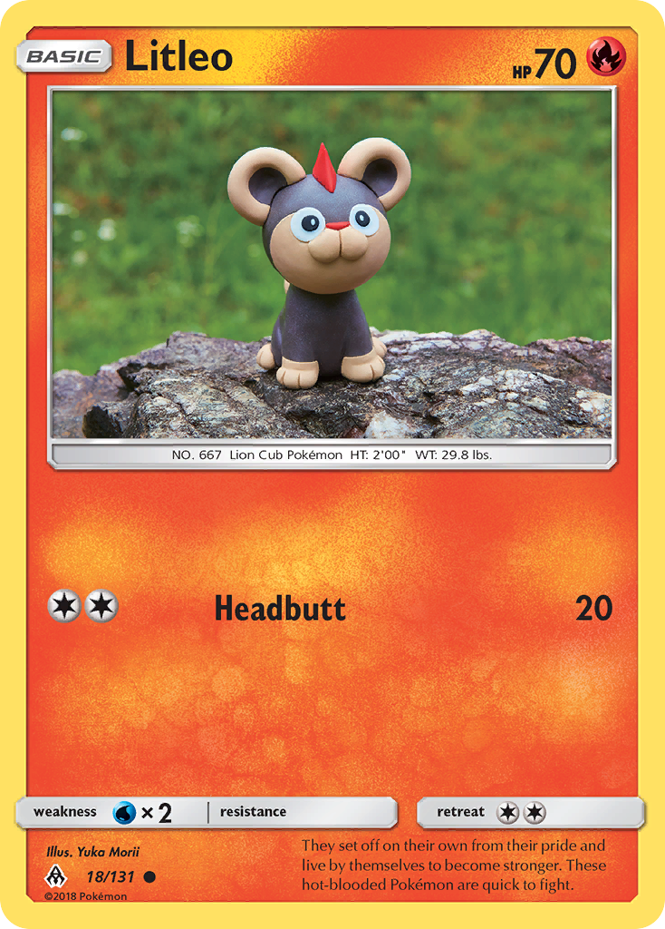 Litleo 18 Common card from Forbidden Light