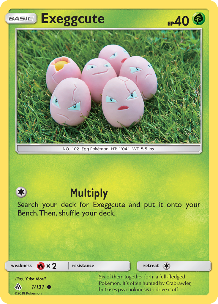 Exeggcute 1 Common card from Forbidden Light