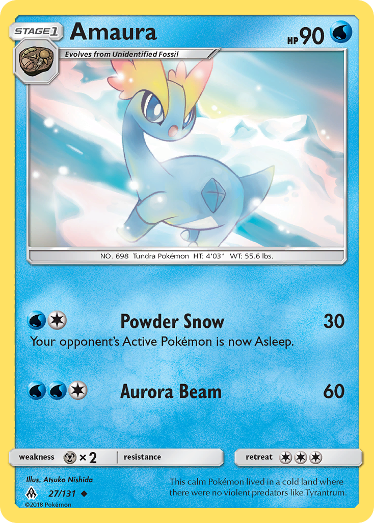 Amaura 27/131 Uncommon card from Forbidden Light