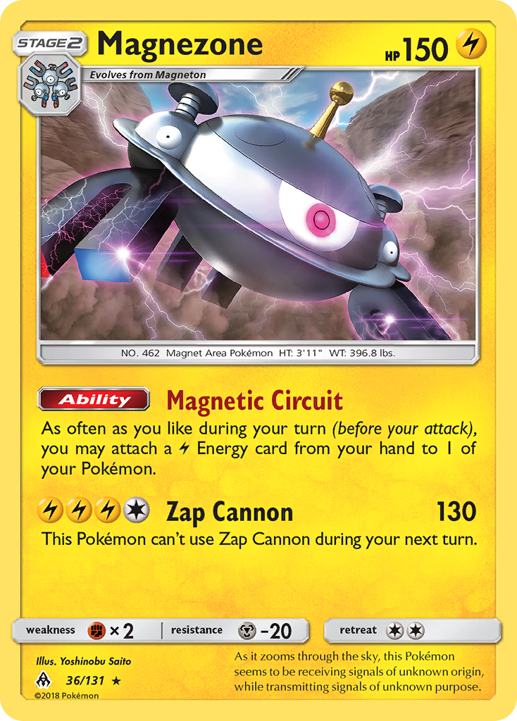 Magnezone 36 Rare card from Forbidden Light
