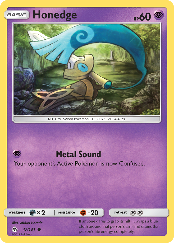 Honedge 47 Common card from Forbidden Light