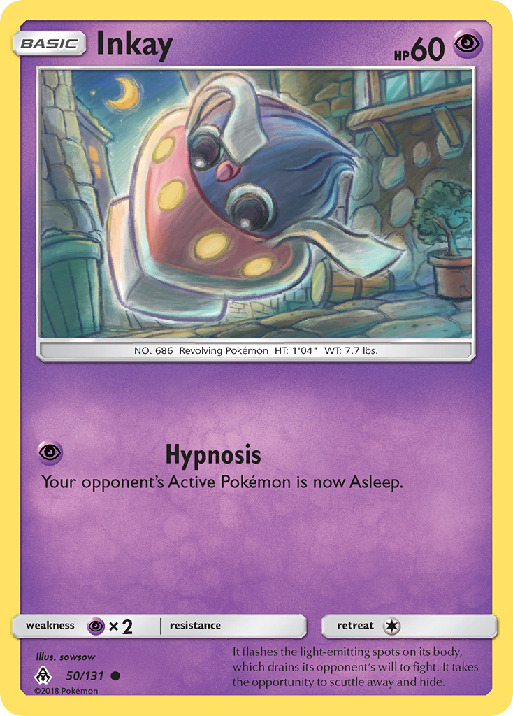 Inkay 50 Common card from Forbidden Light