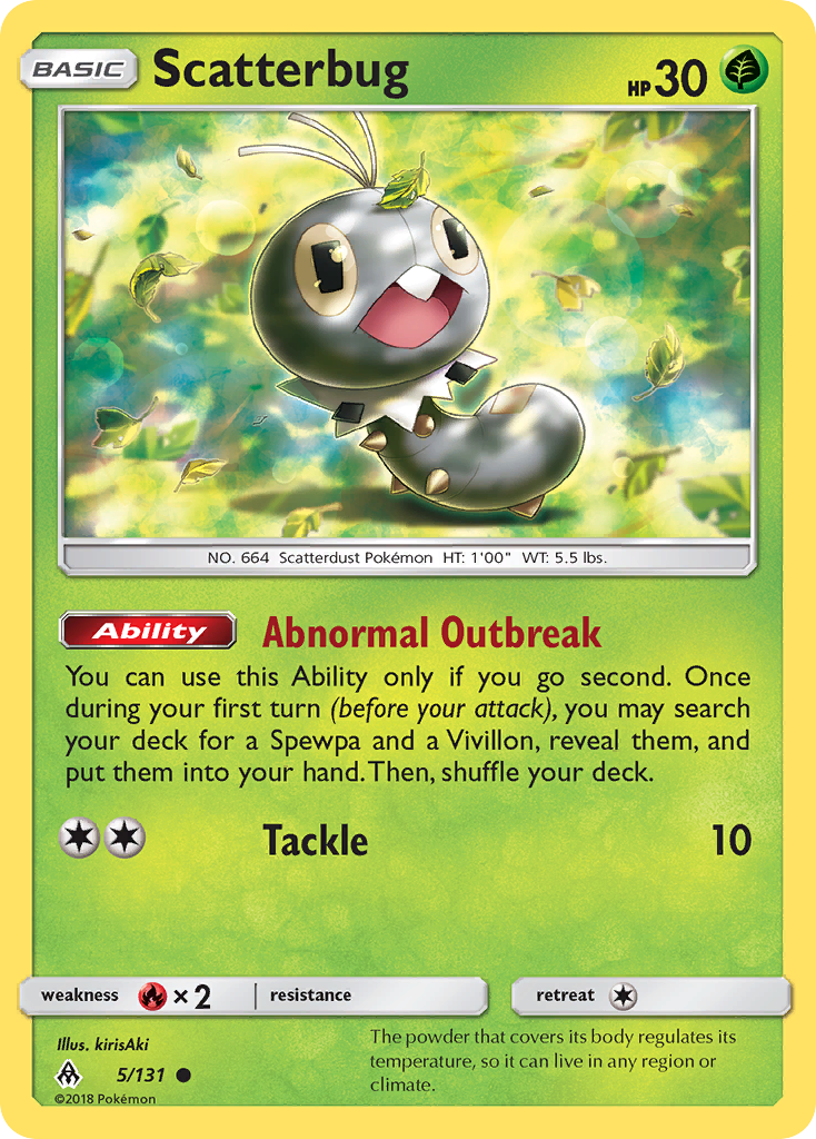 Scatterbug 5 Common card from Forbidden Light