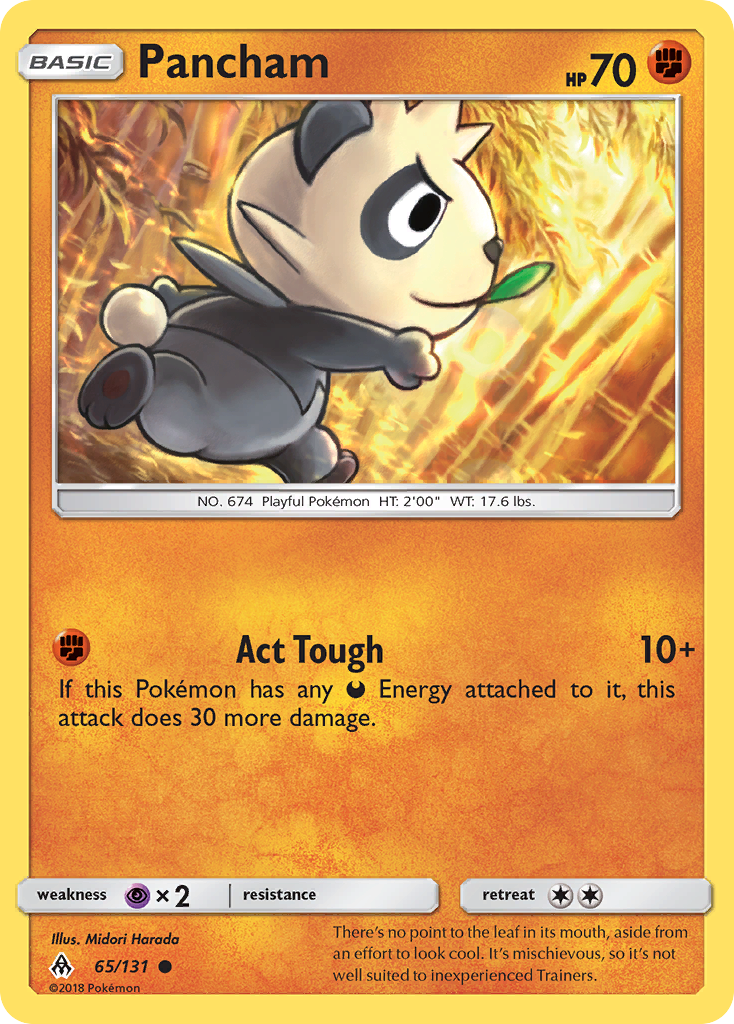Pancham 65 Common card from Forbidden Light