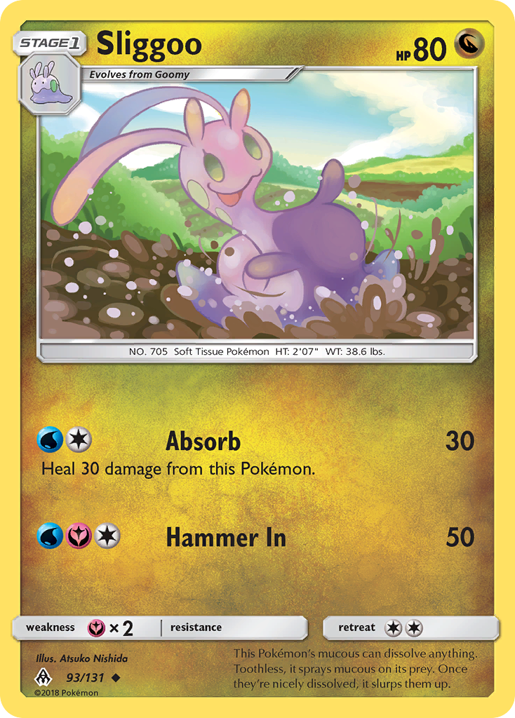 Sliggoo 93 Uncommon card from Forbidden Light