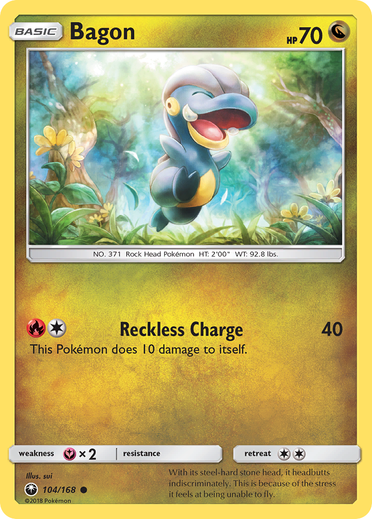 Bagon 104/168 Common card from Celestial Storm
