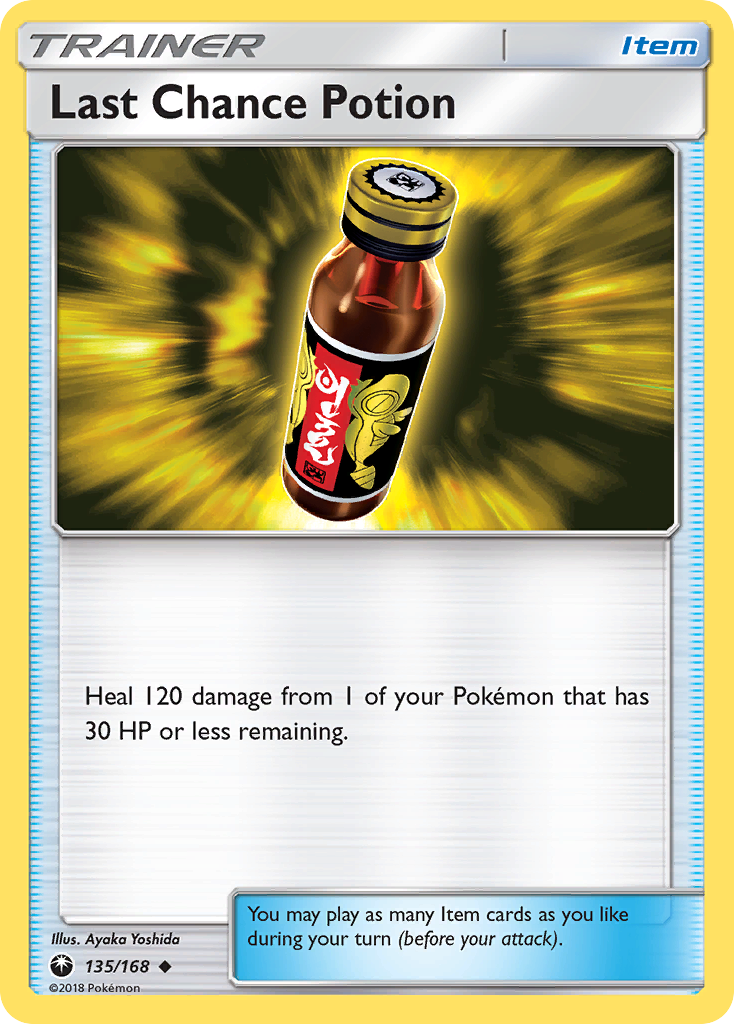 Last Chance Potion 135 Uncommon card from Celestial Storm