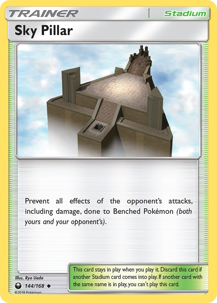 Sky Pillar 144 Uncommon card from Celestial Storm