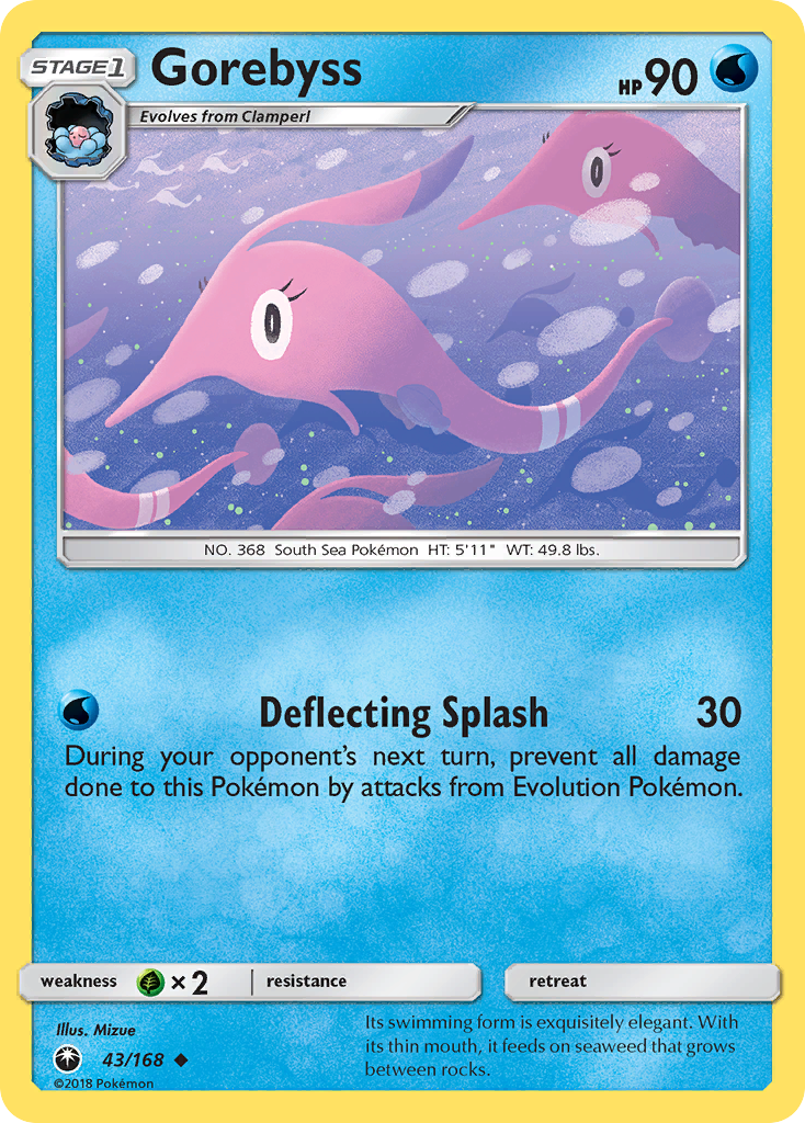 Gorebyss 43 Uncommon card from Celestial Storm