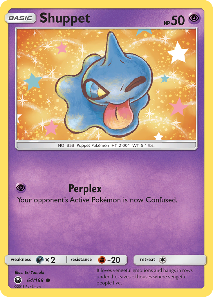 Shuppet 64 Common card from Celestial Storm