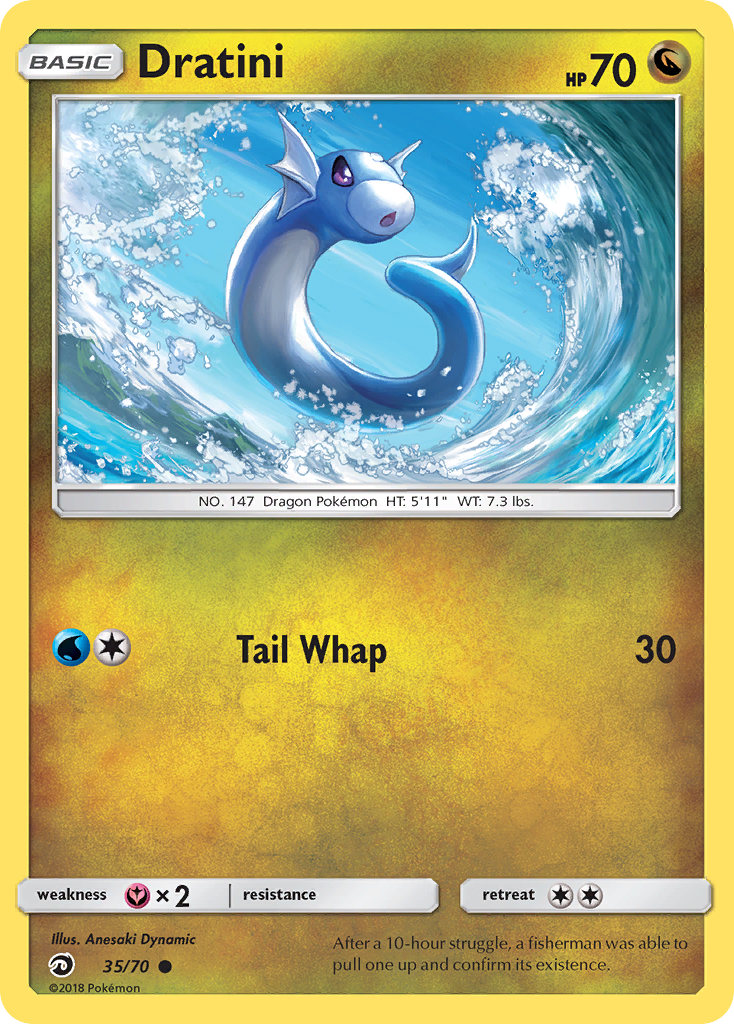 Dratini 35 Common card from Dragon Majesty