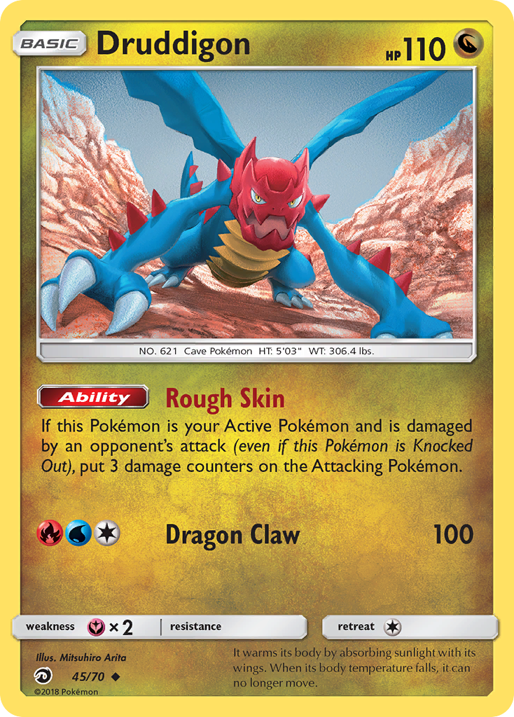 Druddigon 45 Uncommon card from Dragon Majesty